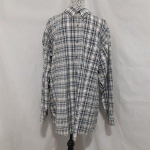 Fox Classic Plaid Flannel Shirt Men Size XL